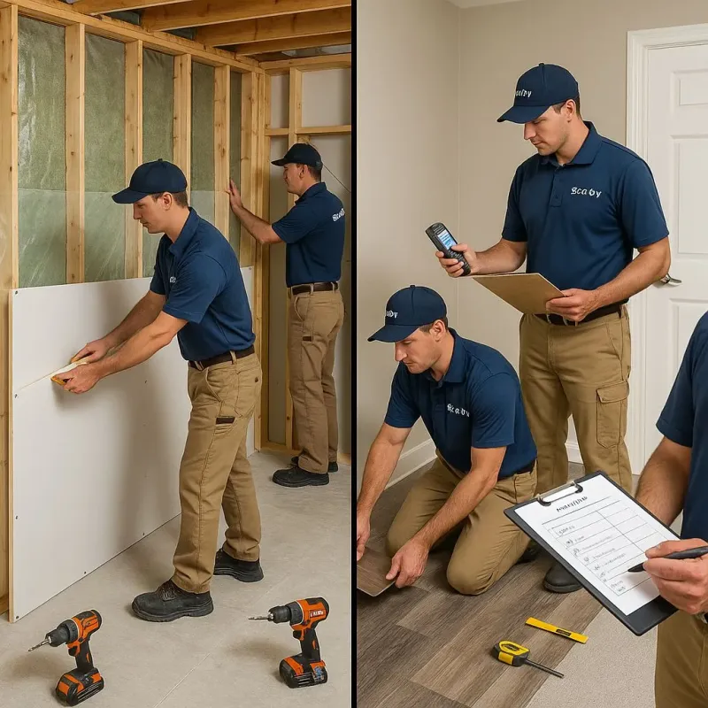 Repairs and Reconstruction process in Swannanoa, NC